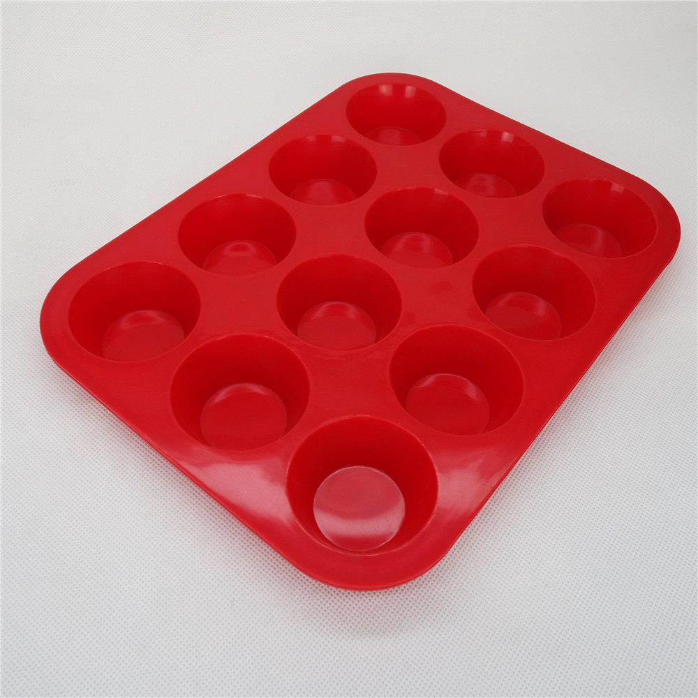 CXKP-2006b	Silicone Bakeware Baking Pan Mini Muffin 12-Cup