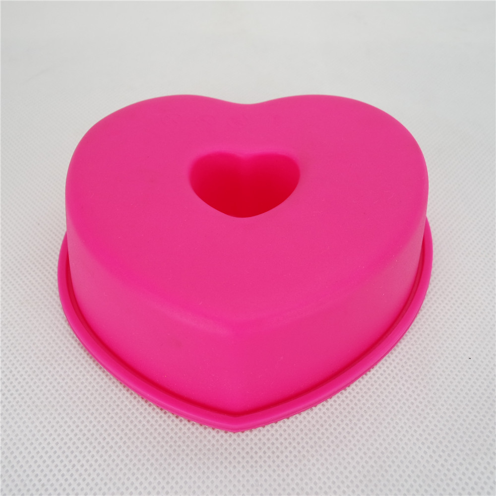 CXKP-2010G 	Silicone Bakeware Baking Pan Mini Heart Shape