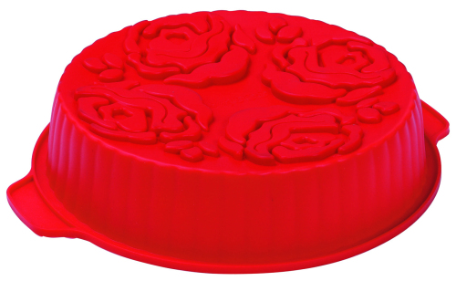 CXKP-2005R	silicone bakeware -With rose design