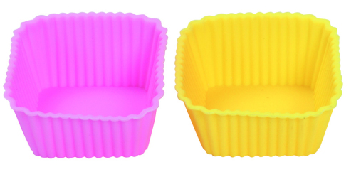 CXBC-6004 Silicone baking cup-  Square  6pcs set