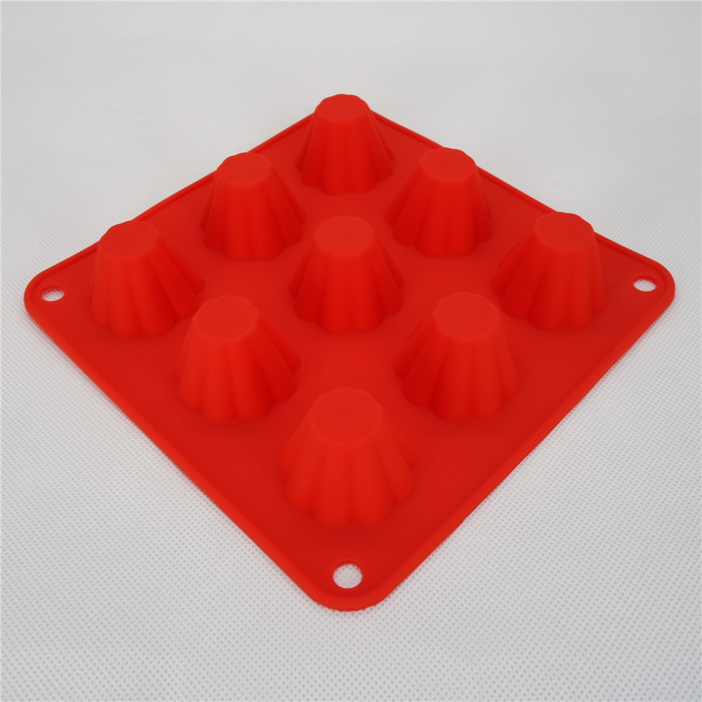 CXKP-8006	Silicone cake mould -flower shape