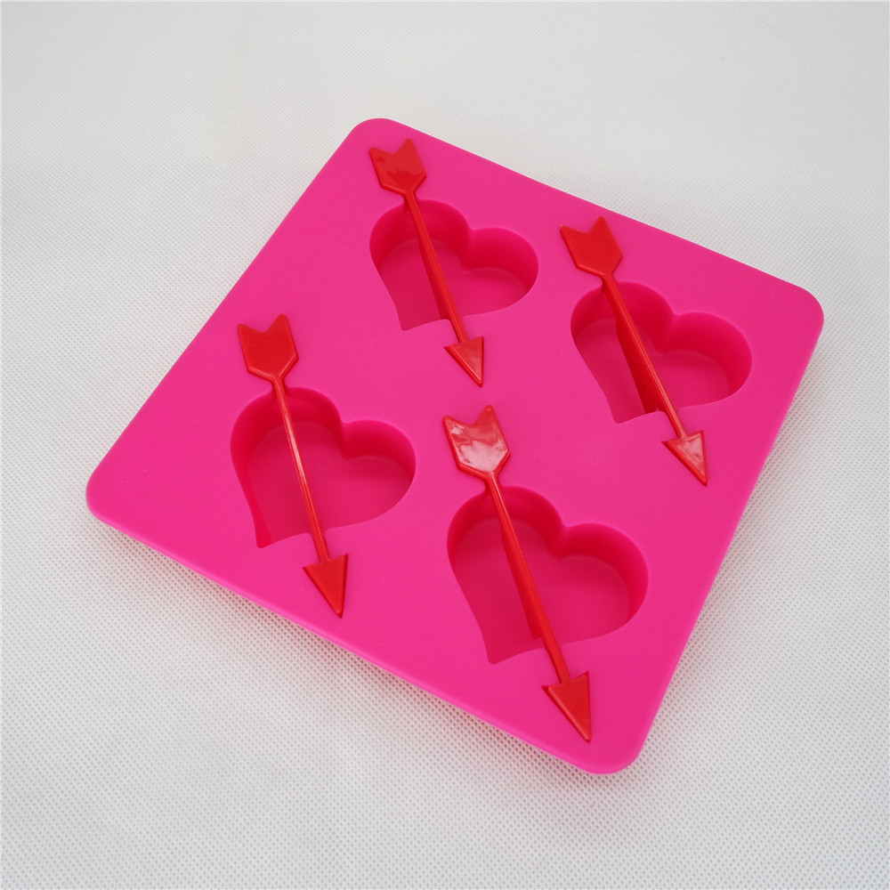CXIT-5011	Silicone Ice tray-Heart shape ice tray