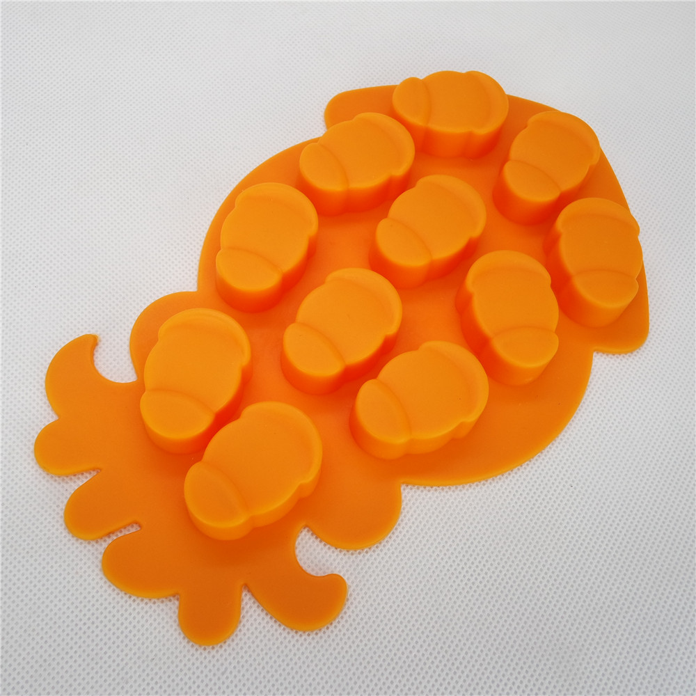 CXIT-5029	Silicone Ice tray-11cavity Octopus