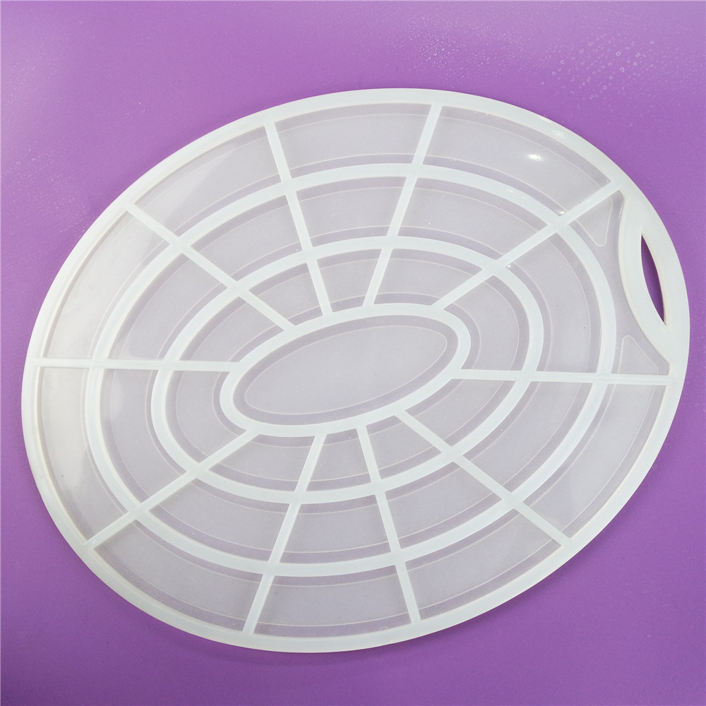 CXRD-1017 Silicone Mat Round Shape With Latticework