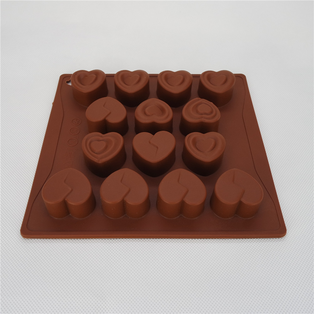 CXCH-010	Silicone Bakeware Chocolate Mould 14-Cup