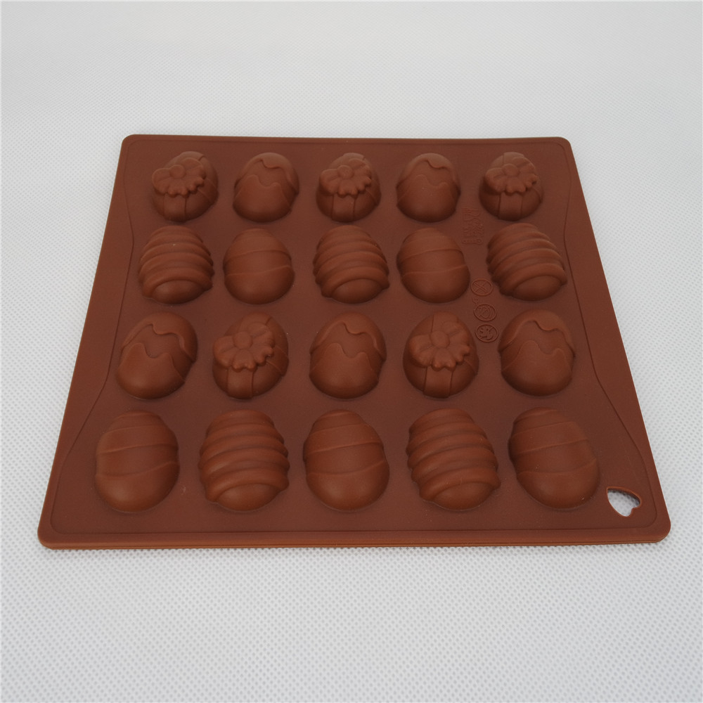CXCH-011	Silicone Bakeware Chocolate Mould 20-Cup