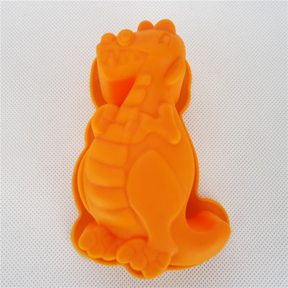 CXKP-2010 V	Silicone Bakeware Baking Pan Mini Dinosaur Shape