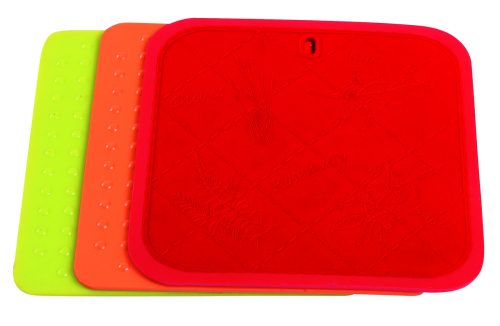 CXRD-1008 Silicone Mat Square Shape With Plant Pattern