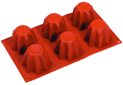 CXKP-7100	Silicone Bakeware Baking Pan & Pudding Mould 6-Cup